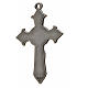 Kreuz heiligen Geist Zama Metall blauen Emaillack 7x4,5cm s2