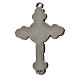 Croix trilobée Saint Esprit, 4,8x3,2 zamac émail noir s2