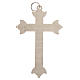 Krzyż z metalu i kryształków 7cm s3