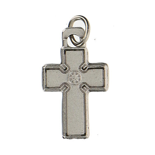 Cross-shaped medal, zamak, 1.5 cm 2