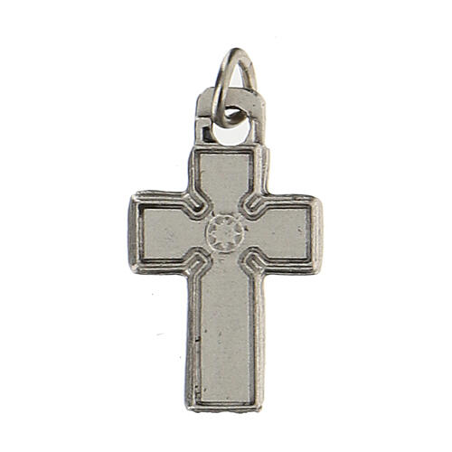 Cross pendant in zamak 1.5 cm 1