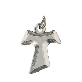 Mini pendant, Tau cross, 1.5 cm, zamak