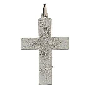 Cross-shaped pendant with the tree of life inside 5 cm zamak