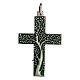 Croce con albero della vita verde 5 cm zama s1