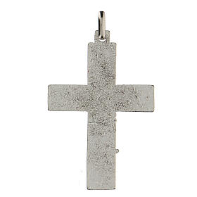 Cross-shaped pendant with the tree of life inside 5 cm zamak