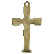 Antique bronze cross-shaped pendant 7 cm zamak s3