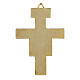 Croix pendentif St Damien émail coloré s3