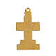 Cross pendant with enameled background and decor s3