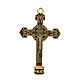 Enamelled crucifix pendant s1