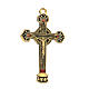 Enamelled crucifix pendant s2