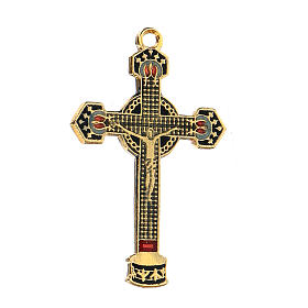 Pendentif crucifix émaillé
