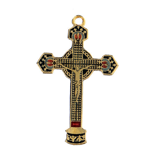 Pendentif crucifix émaillé 1