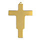 Cross crucifix pendant Franciscan enameled s3