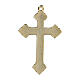Crucifix pendant with light blue enamel s3