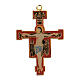 Byzantine style enamelled crucifix pendant s1
