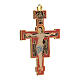 Byzantine style enamelled crucifix pendant s2