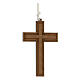 Wooden cross with geometric engravings 9x6 cm s1