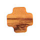Cross pendant charm in olive wood Assisi s2