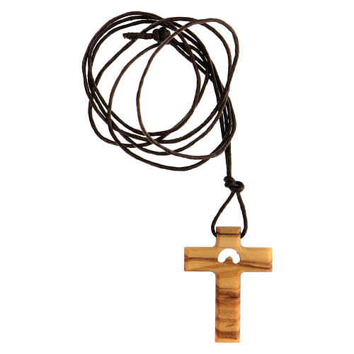Kreuz aus Olivenbaumholz, 3 cm 3