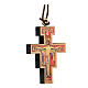 Cross pendant of Saint Damian with print s2