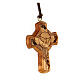 Cross of Bethlehem with dove, Assisi olivewood s2