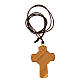 Bethlehem cross with dove Assisi wood s3