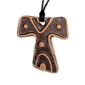 Mini Tau cross pendant