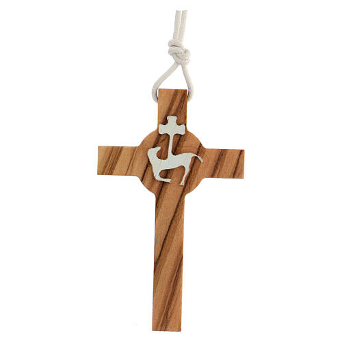 First Communion olive wood cross 1