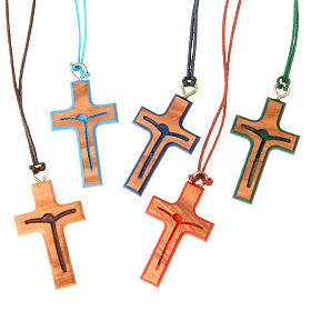 croix stylisée colorée