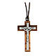 Pendentif crucifix argenté s1