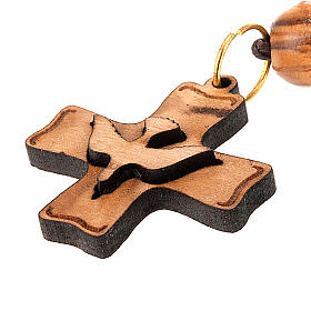 Pendente croce legno Terra Santa