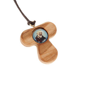 Tau Kreuz aus Olivenholz Pater Pio