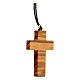 Croce classica legno d'olivo s2
