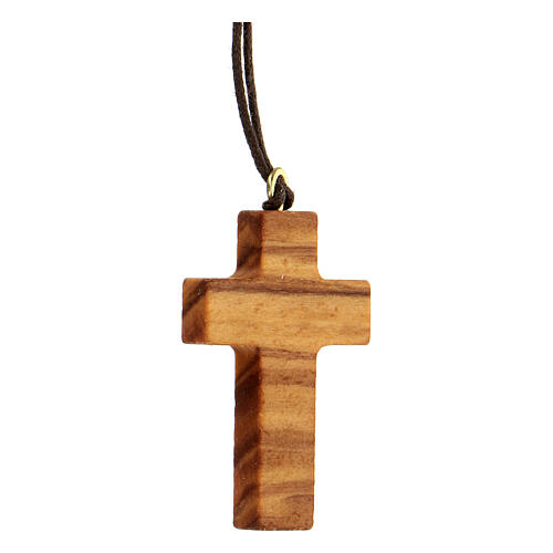Krzyż klasyczny drewno oliwkowe 2