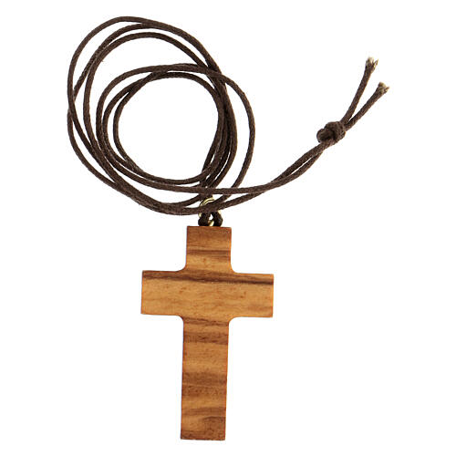 Krzyż klasyczny drewno oliwkowe 3