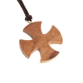 Krzyż maltański drewno oliwkowe 3,5 X 3,5