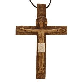 Croix Pastorale De Jean Paul II En Argent 925 - Crucifix Artisanal Italien, 3.5 Cm