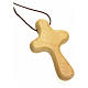 Key of life pendant in Holy Land olive wood s2