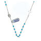 Necklace of 19 in, turquoise and 925 silver s1