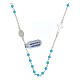 Necklace 48 cm turquoise and 925 silver s2