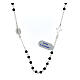 Collana argento 925 e onice 48 cm s2