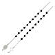 Collana argento 925 e onice 48 cm s3