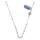 Collana 48 cm giada bianca e argento 925 s1