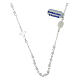 Collana 48 cm giada bianca e argento 925 s2