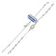 Collana 48 cm giada bianca e argento 925 s4