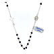 Necklace of 925 silver and lapis, 19 in s1