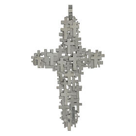 Cross of the missing deceased people, 925 silver, 4x2 in