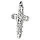 Cross of the missing deceased people, 925 silver, 4x2 in s2