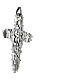 Cross of the missing deceased people, 925 silver, 4x2 in s4