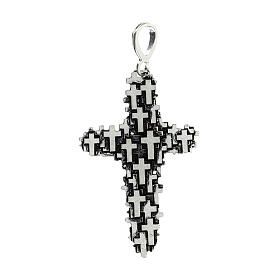 Cross of the missing 2.5x1.5 cm 925 silver